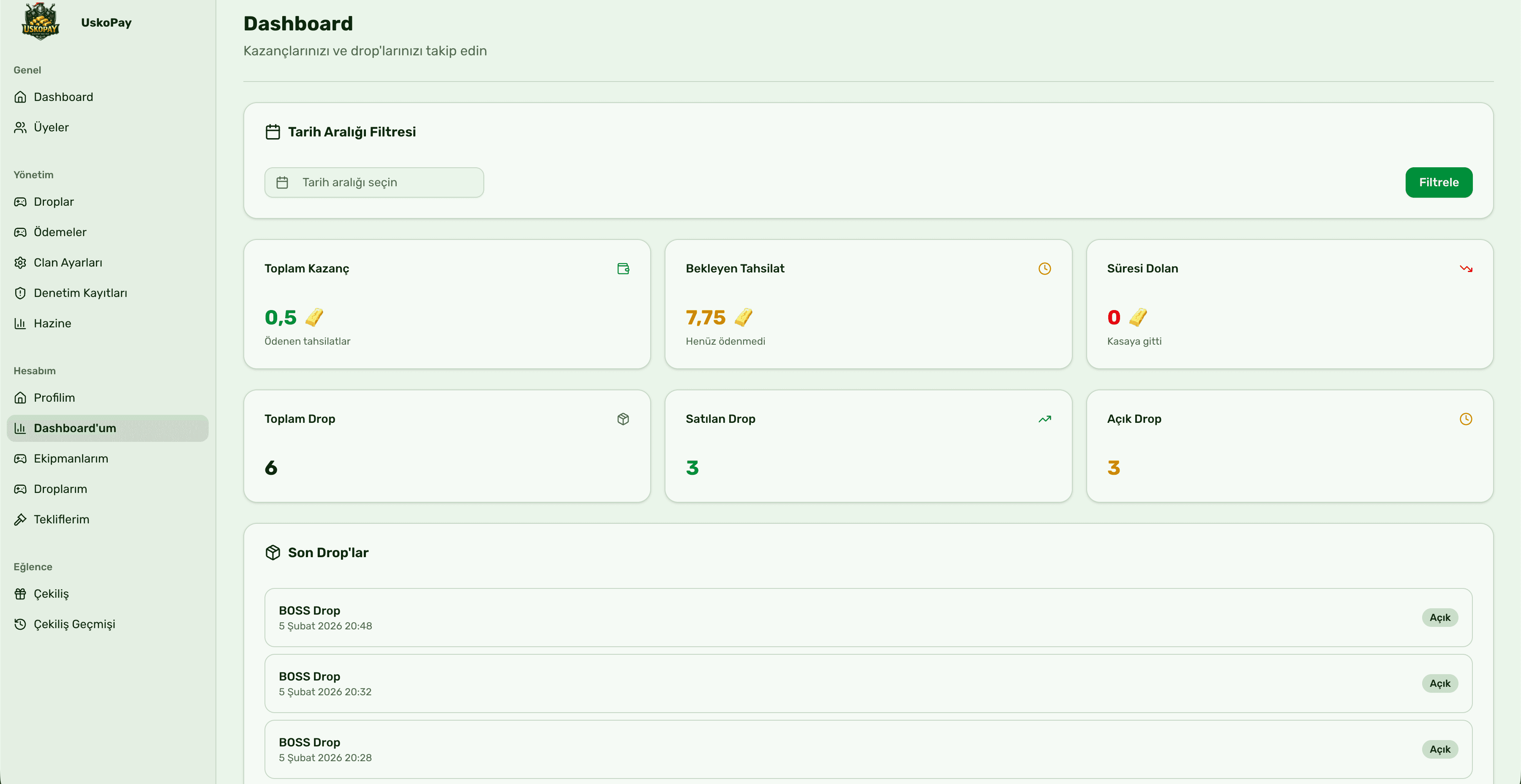 Dashboard screenshot 10