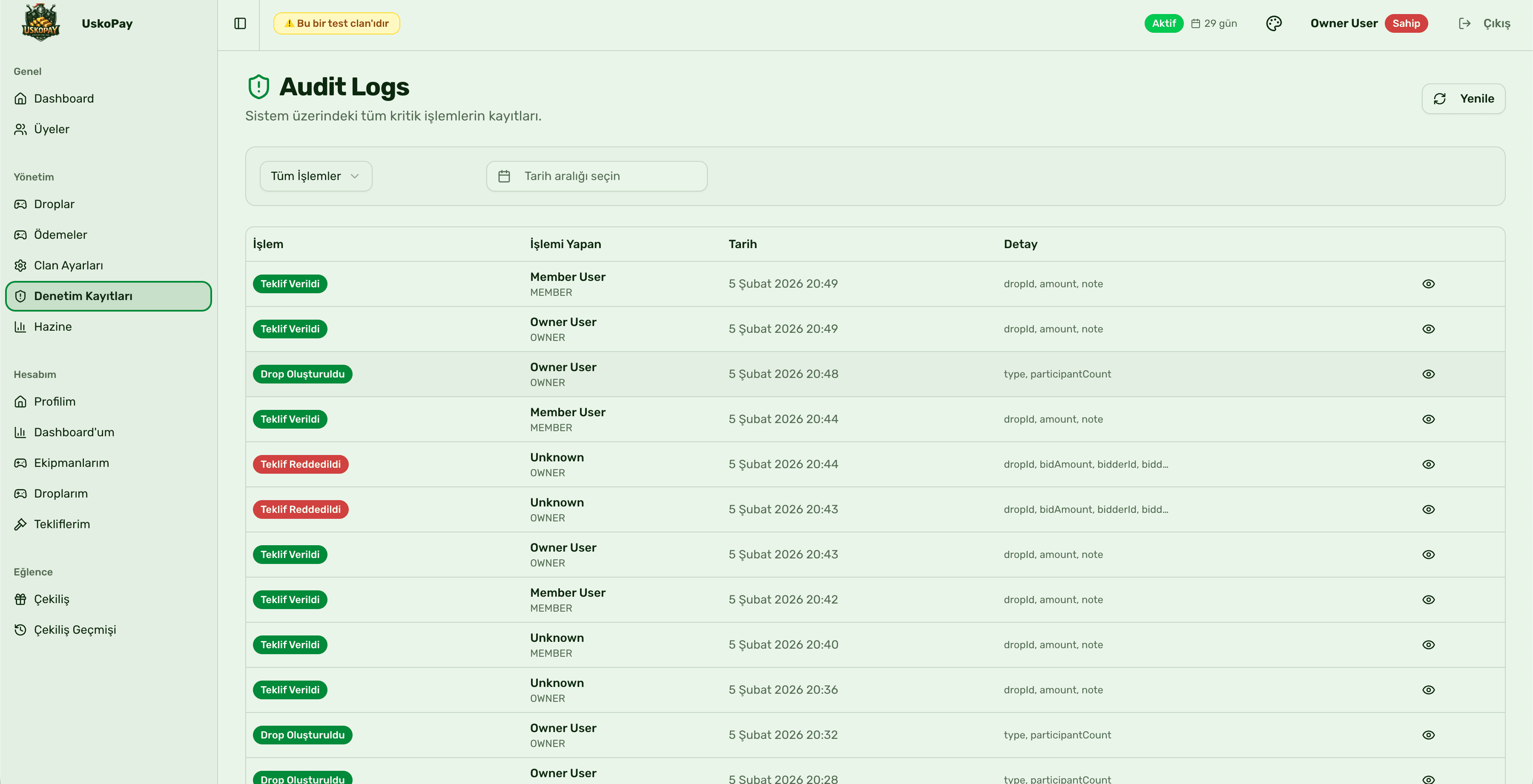 Dashboard screenshot 7